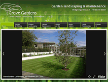 Tablet Screenshot of grovegardens.co.uk